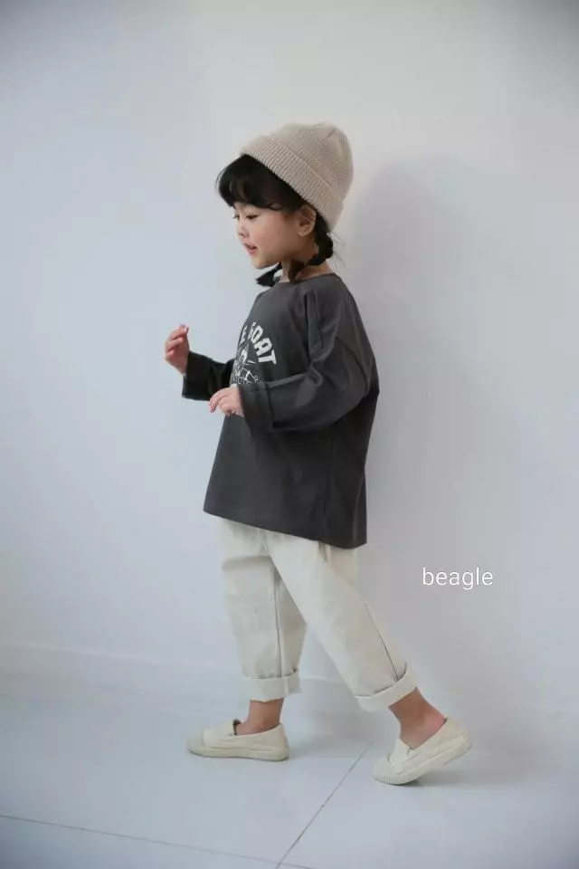 Beagle - Korean Children Fashion - #kidsshorts - Burger Paint Tee - 6