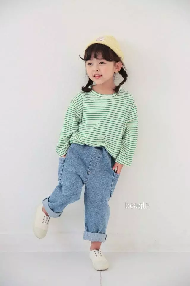 Beagle - Korean Children Fashion - #fashionkids - Joy Stripes Tee - 4
