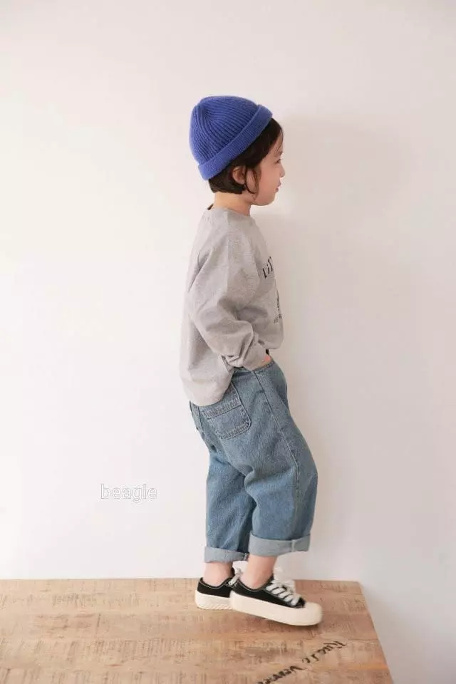 Beagle - Korean Children Fashion - #kidsshorts - Liitle Bear Paint Tee - 4