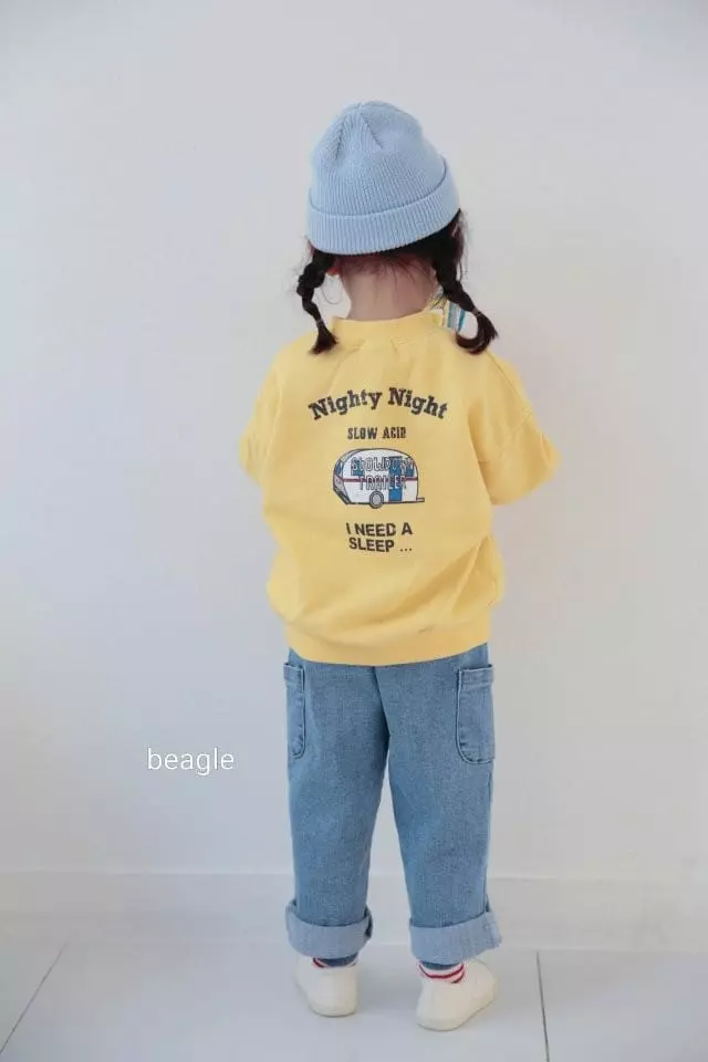 Beagle - Korean Children Fashion - #kidsstore - Camping Car Sweatshirt - 4