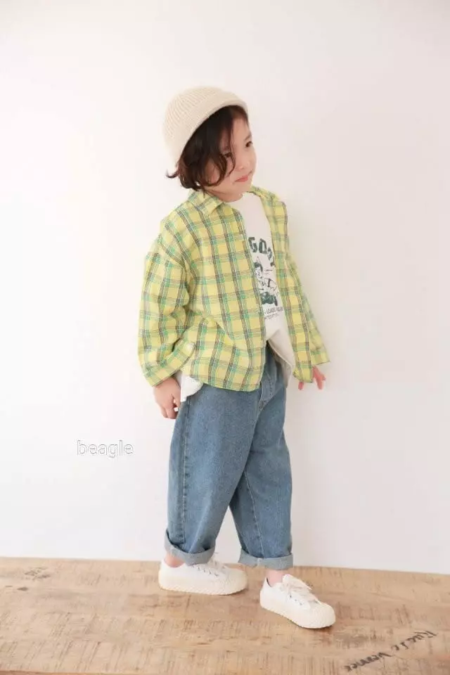 Beagle - Korean Children Fashion - #magicofchildhood - Burger Paint Tee - 11