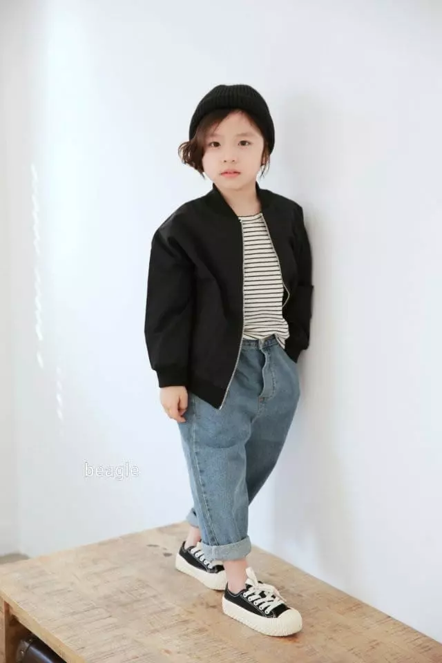 Beagle - Korean Children Fashion - #magicofchildhood - Joy Stripes Tee - 9
