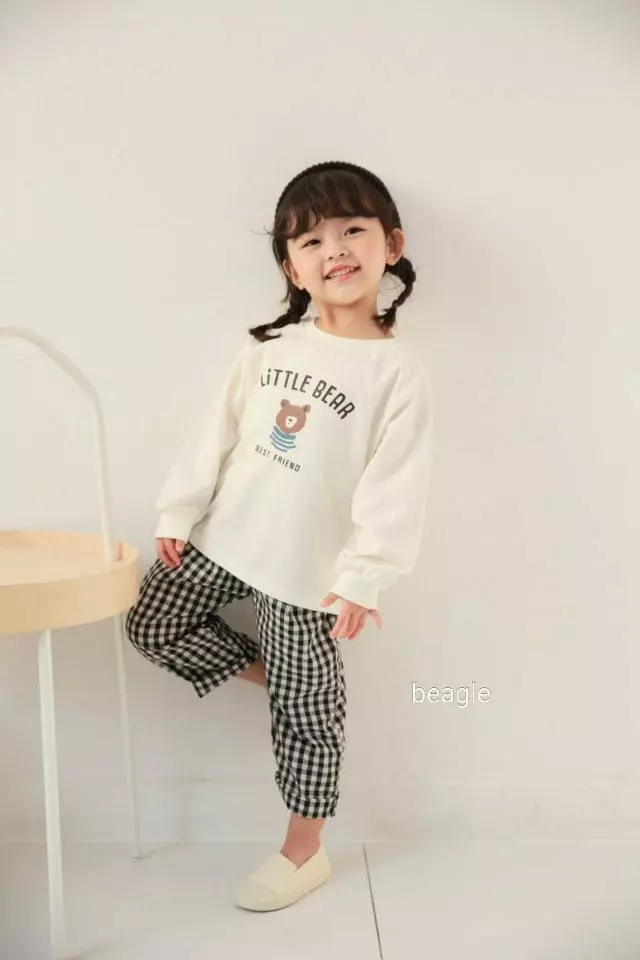 Beagle - Korean Children Fashion - #magicofchildhood - Liitle Bear Paint Tee - 8