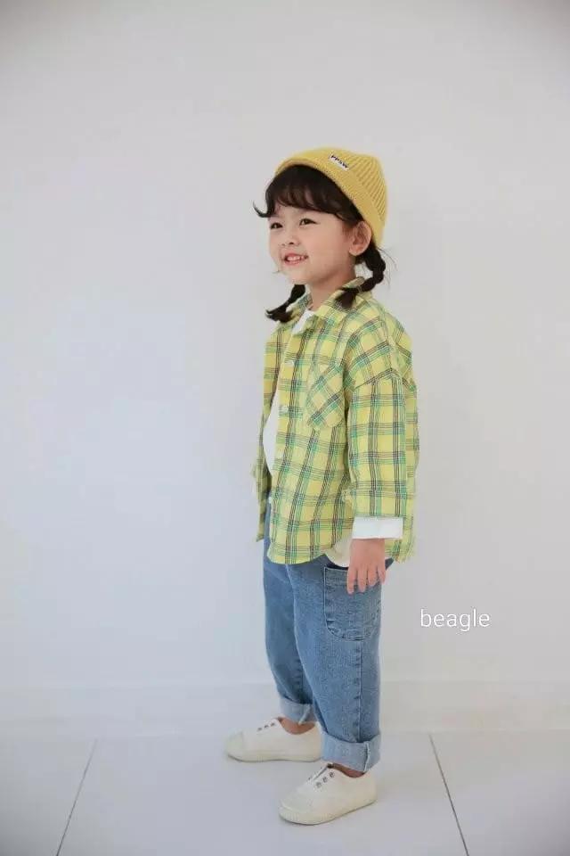Beagle - Korean Children Fashion - #magicofchildhood - Bobo Check Shirt - 5