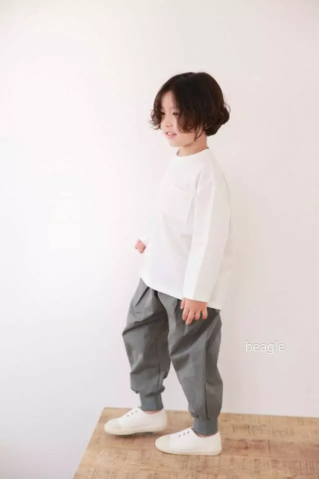 Beagle - Korean Children Fashion - #minifashionista - Today Pocket Tee - 11