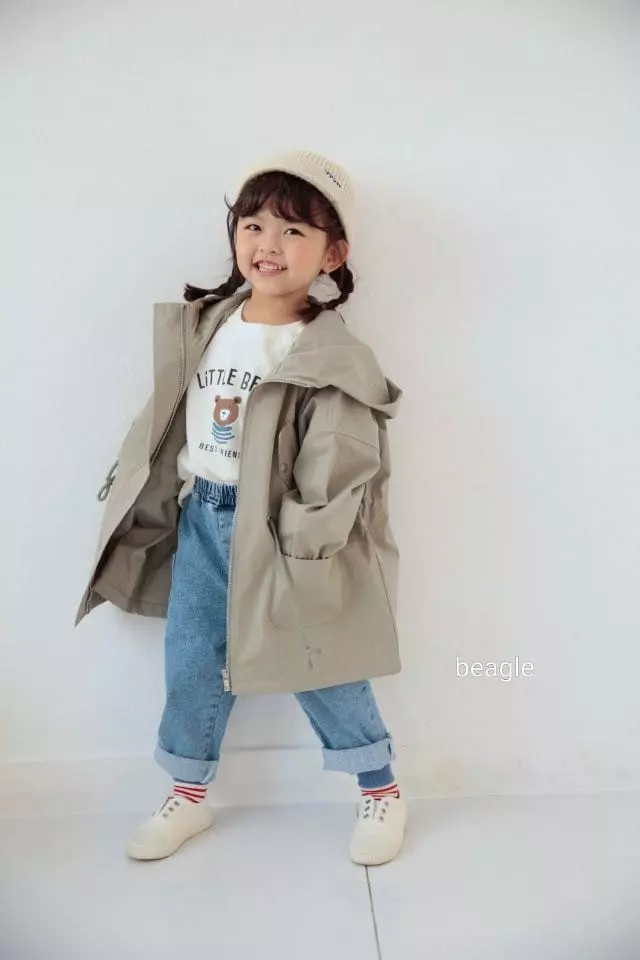 Beagle - Korean Children Fashion - #minifashionista - Liitle Bear Paint Tee - 9