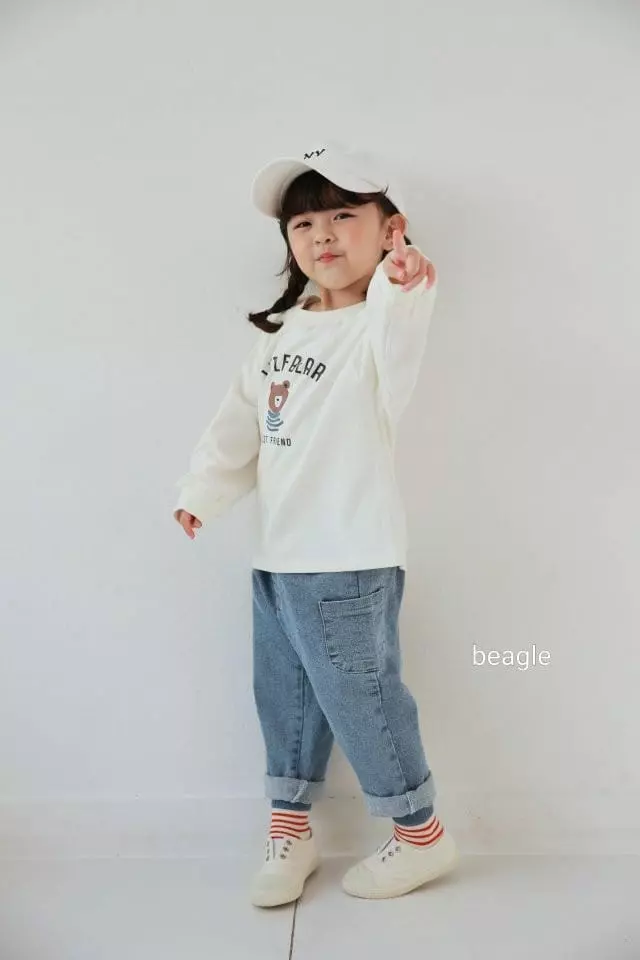 Beagle - Korean Children Fashion - #minifashionista - Span Good Jeans - 2