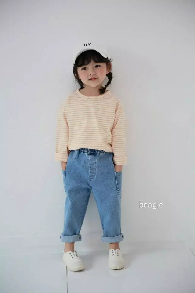 Beagle - Korean Children Fashion - #prettylittlegirls - Joy Stripes Tee - 11