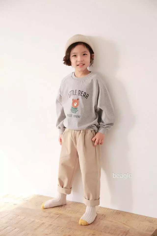 Beagle - Korean Children Fashion - #prettylittlegirls - Liitle Bear Paint Tee - 10