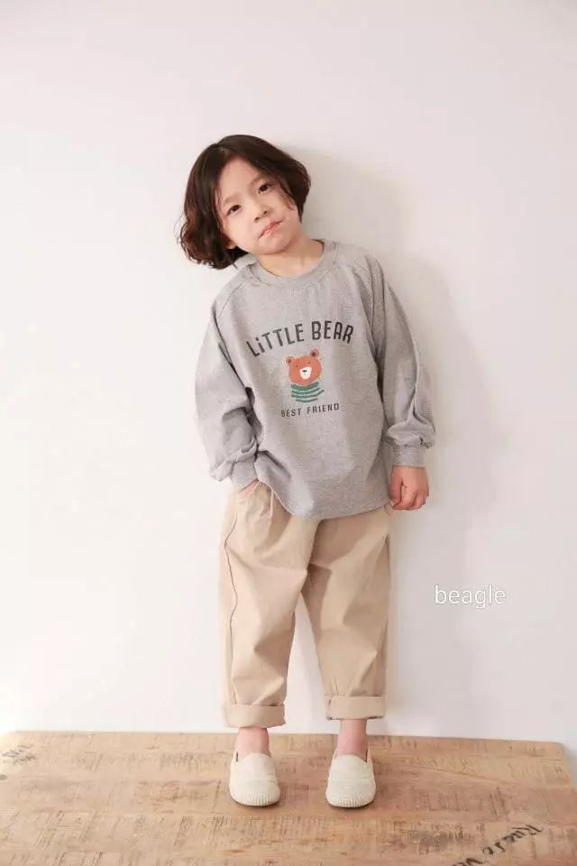 Beagle - Korean Children Fashion - #todddlerfashion - Liitle Bear Paint Tee - 11