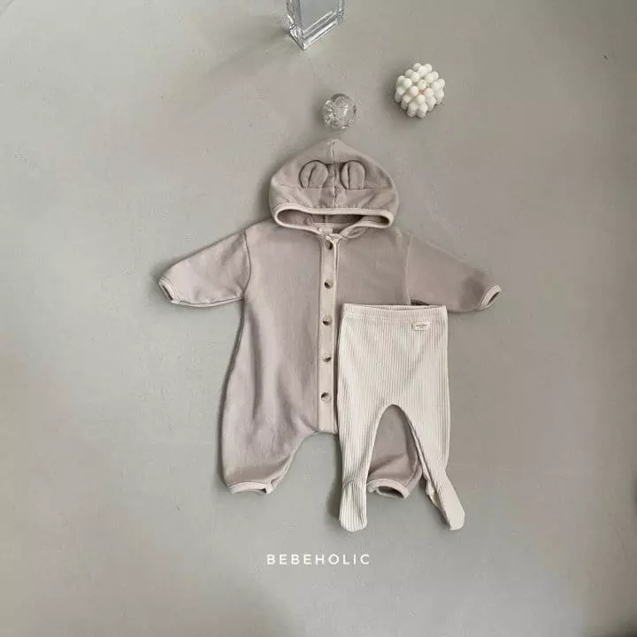 Bebe Holic - Korean Baby Fashion - #babyoninstagram - Bear Bodysuit - 2