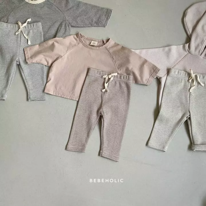 Bebe Holic - Korean Baby Fashion - #babyoninstagram - Stripes Leggings