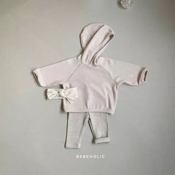 Bebe Holic - Korean Baby Fashion - #babyootd - Stripes Leggings - 2
