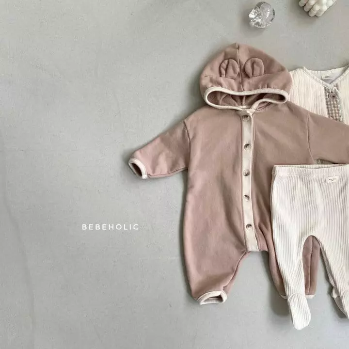 Bebe Holic - Korean Baby Fashion - #babyootd - Bear Bodysuit - 4
