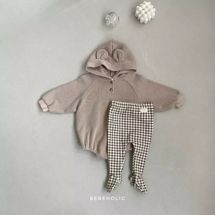 Bebe Holic - Korean Baby Fashion - #babyoutfit - Bear Bodysuit - 3