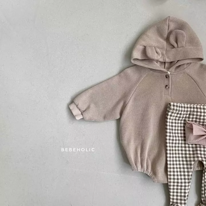 Bebe Holic - Korean Baby Fashion - #babyoutfit - Bear Bodysuit - 4