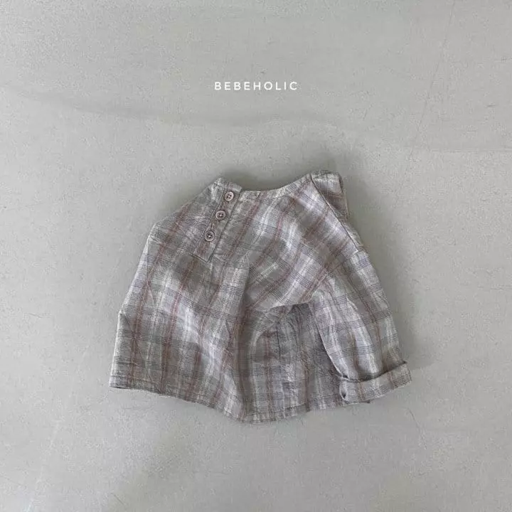 Bebe Holic - Korean Baby Fashion - #babywear - Check Shirt - 8
