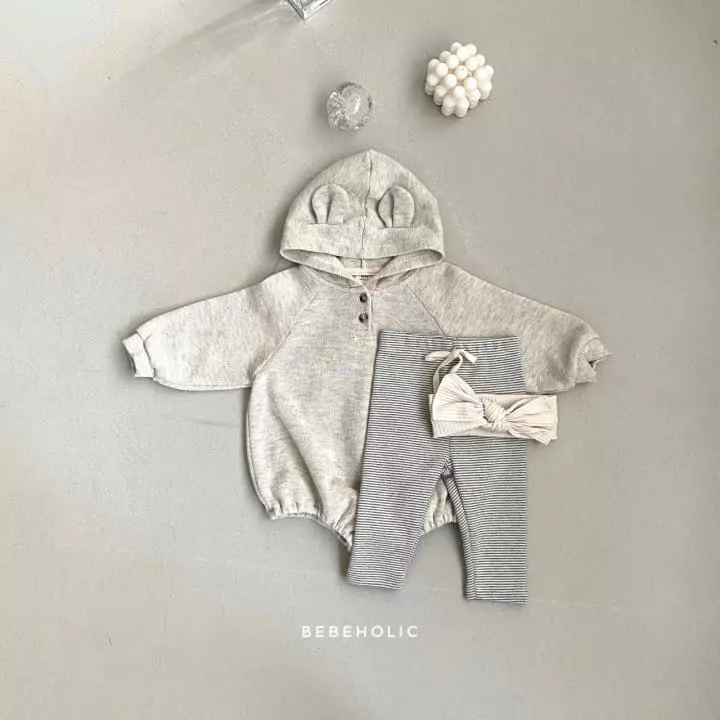 Bebe Holic - Korean Baby Fashion - #onlinebabyboutique - Bear Bodysuit - 5