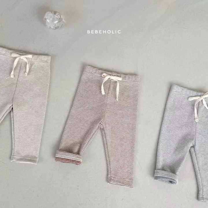 Bebe Holic - Korean Baby Fashion - #onlinebabyboutique - Stripes Leggings - 6