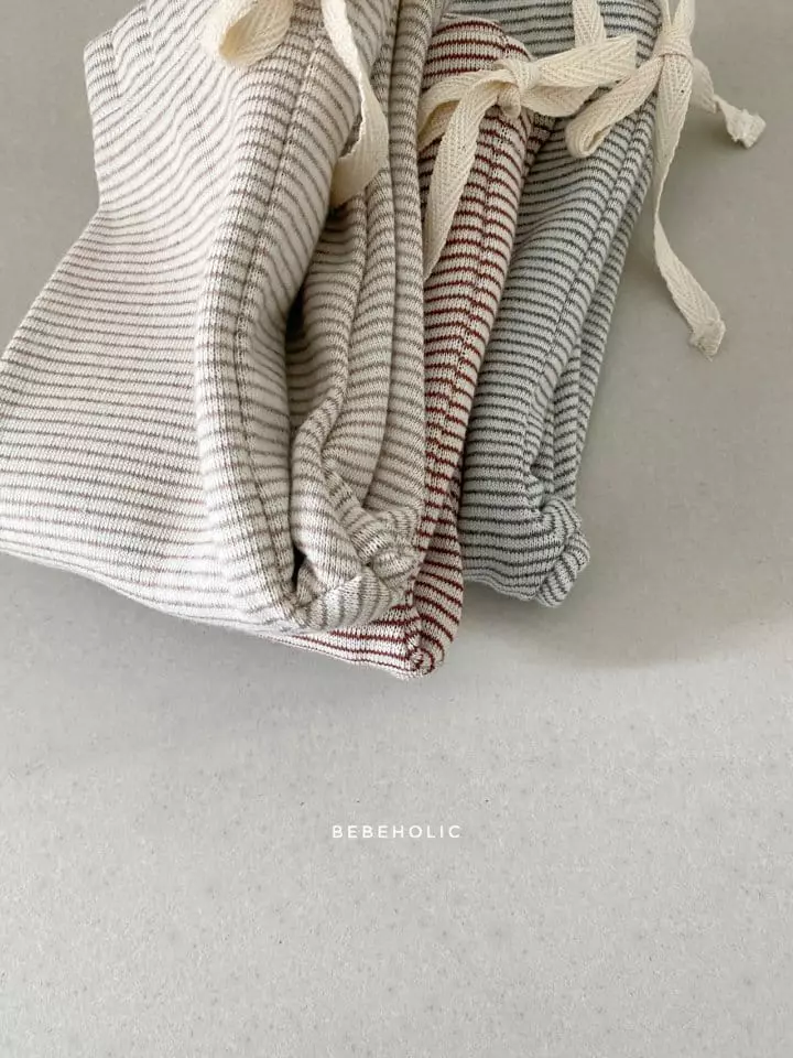 Bebe Holic - Korean Baby Fashion - #onlinebabyshop - Stripes Leggings - 7