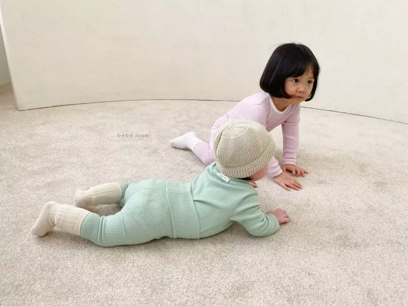 Bebe Nine - Korean Baby Fashion - #babylifestyle - Rib Bebe Easywaer