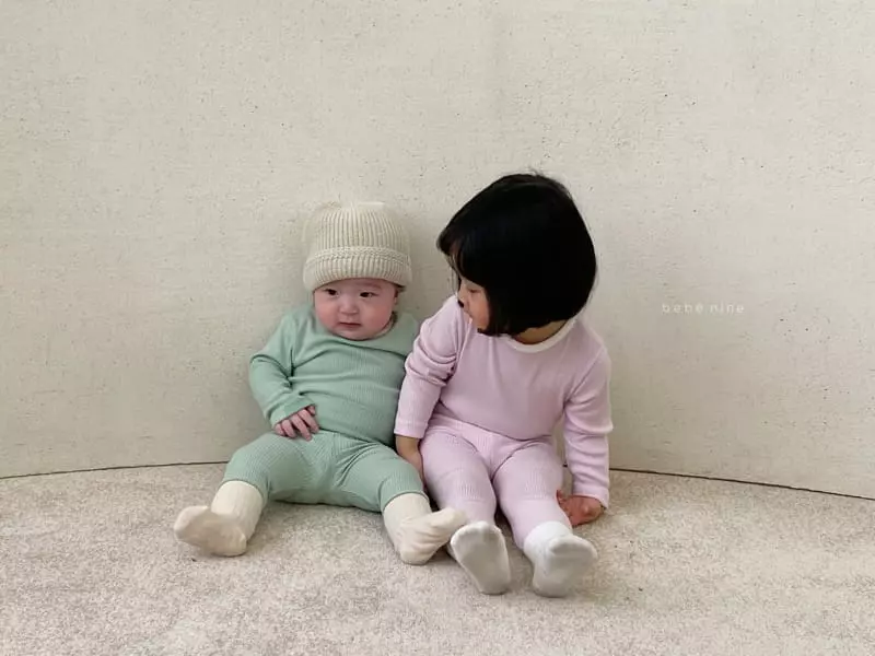 Bebe Nine - Korean Baby Fashion - #babyoninstagram - Rib Bebe Easywaer - 2