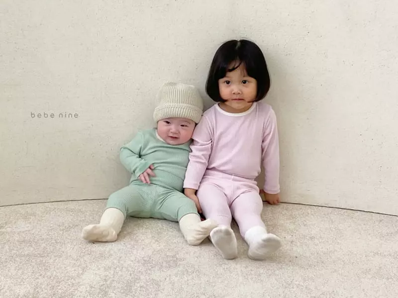 Bebe Nine - Korean Baby Fashion - #babyootd - Rib Bebe Easywaer - 3