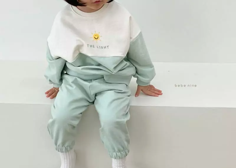 Bebe Nine - Korean Children Fashion - #Kfashion4kids - Sunny Top Bottom Set - 8