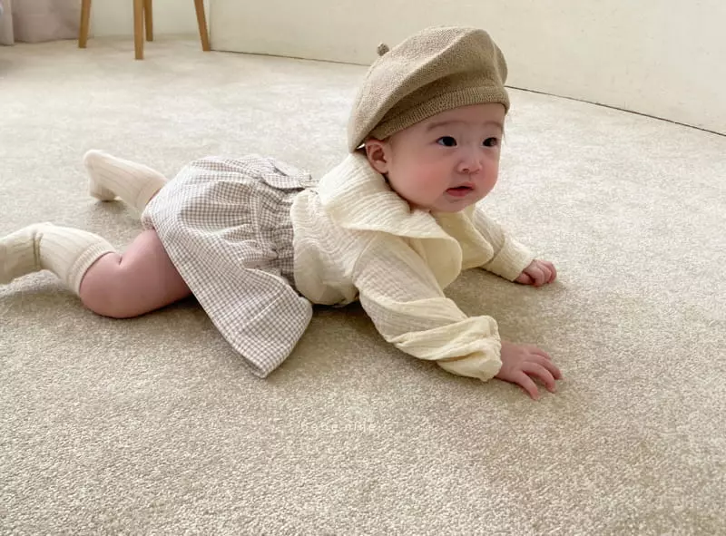Bebe Nine - Korean Children Fashion - #Kfashion4kids - Frill Blouse - 2