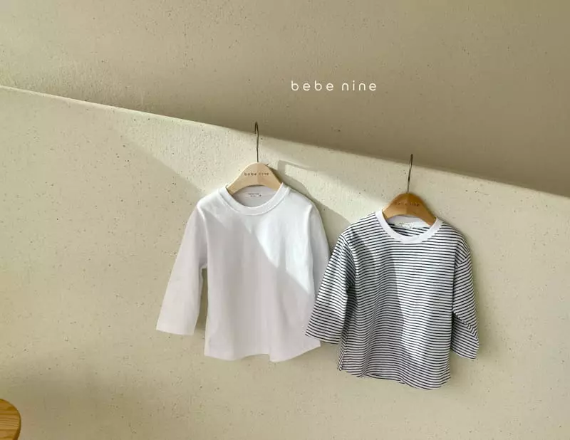 Bebe Nine - Korean Children Fashion - #childofig - Kid Basic Tee - 2