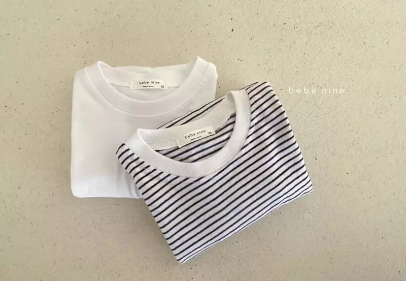 Bebe Nine - Korean Children Fashion - #childofig - Kid Basic Tee - 4