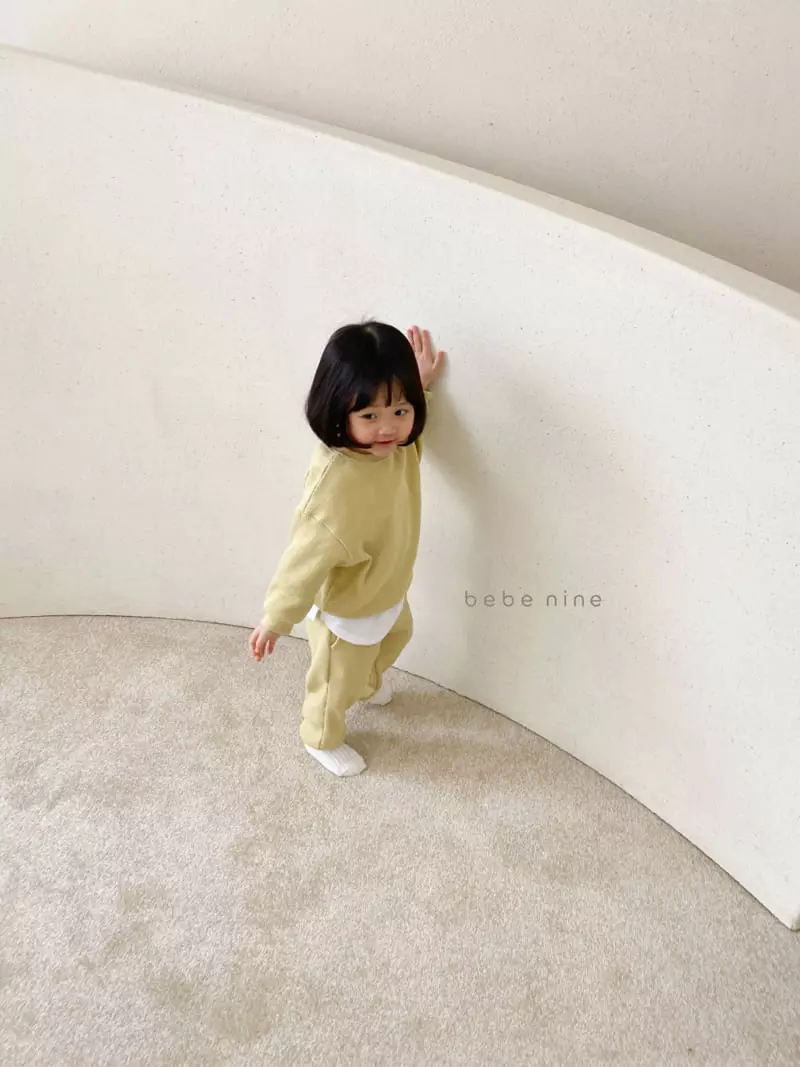 Bebe Nine - Korean Children Fashion - #minifashionista - Kid Waffle Top Bottom Set - 2