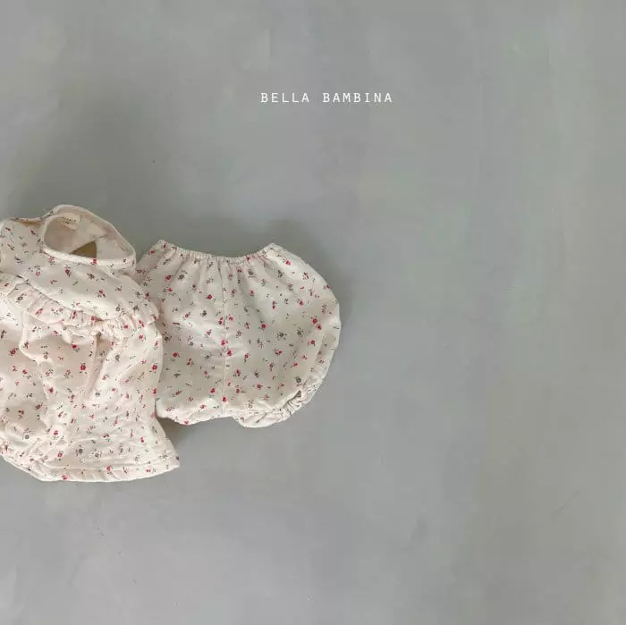 Bella Bambina - Korean Baby Fashion - #babyboutique - Bebe Sachorom Top Bottom Set - 12