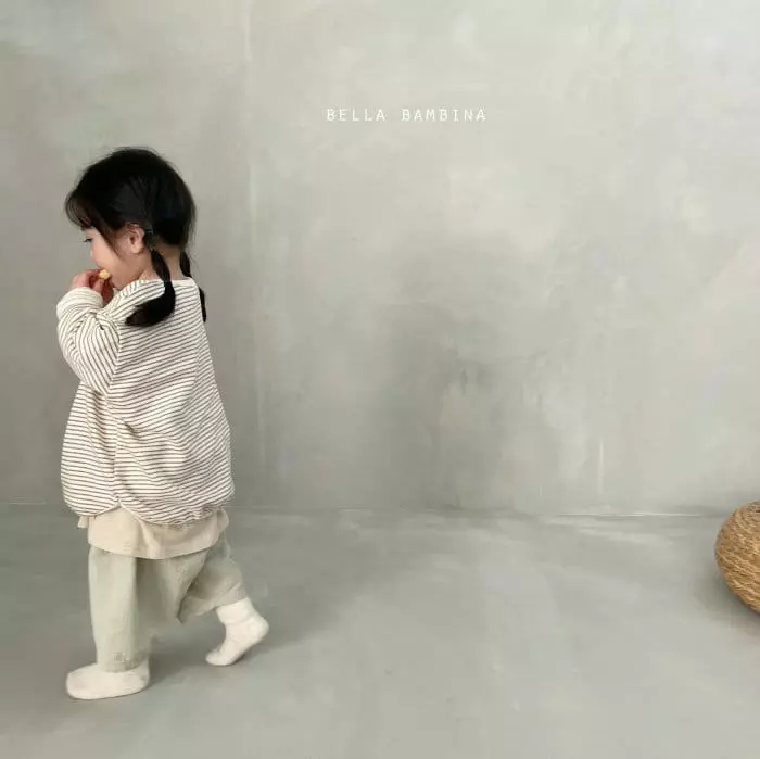 Bella Bambina - Korean Baby Fashion - #babyboutiqueclothing - Bebe Bang Bang Stripes Piping Tee - 8