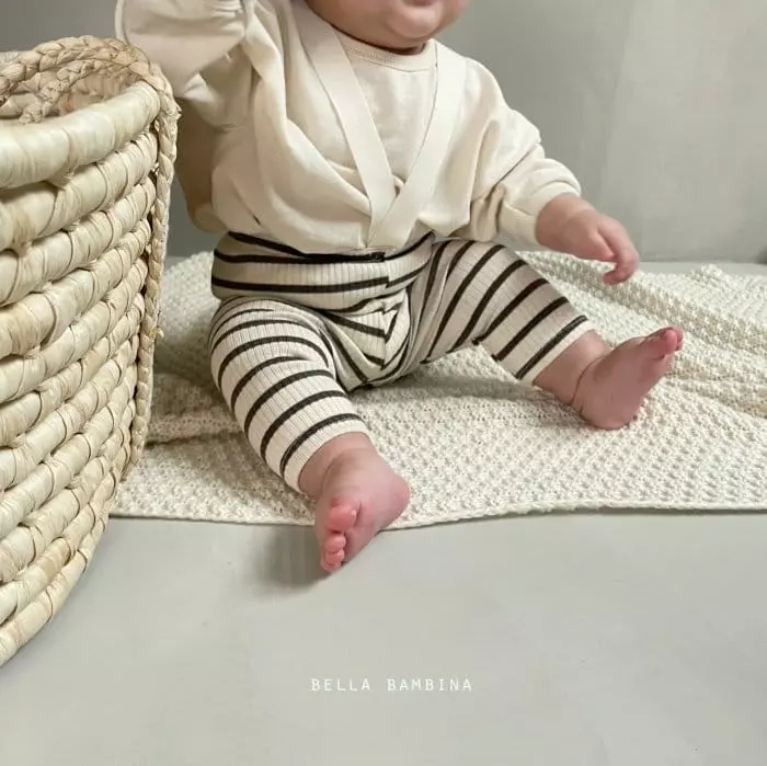 Bella Bambina - Korean Baby Fashion - #babyboutiqueclothing - Bebe Bang Bang Simple Piping Tee - 7