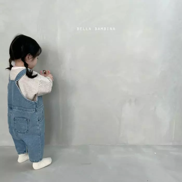 Bella Bambina - Korean Baby Fashion - #babyboutiqueclothing - Bebe Bbangdduck Dungarees Bodysuit - 11