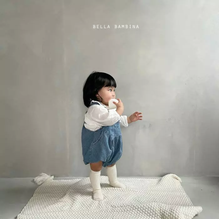 Bella Bambina - Korean Baby Fashion - #babyboutiqueclothing - Bebe Muff Bodysuit - 8