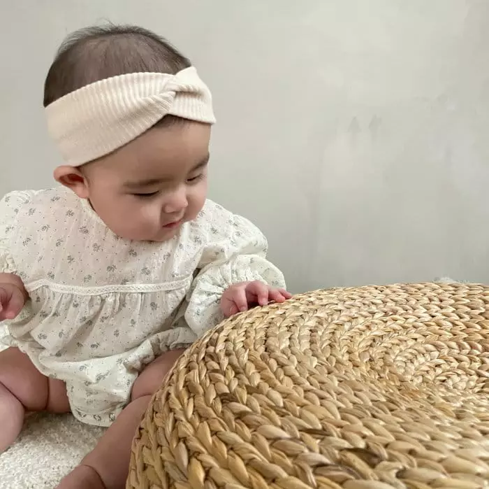 Bella Bambina - Korean Baby Fashion - #babyboutique - Bebe Flower Bodysuit - 4