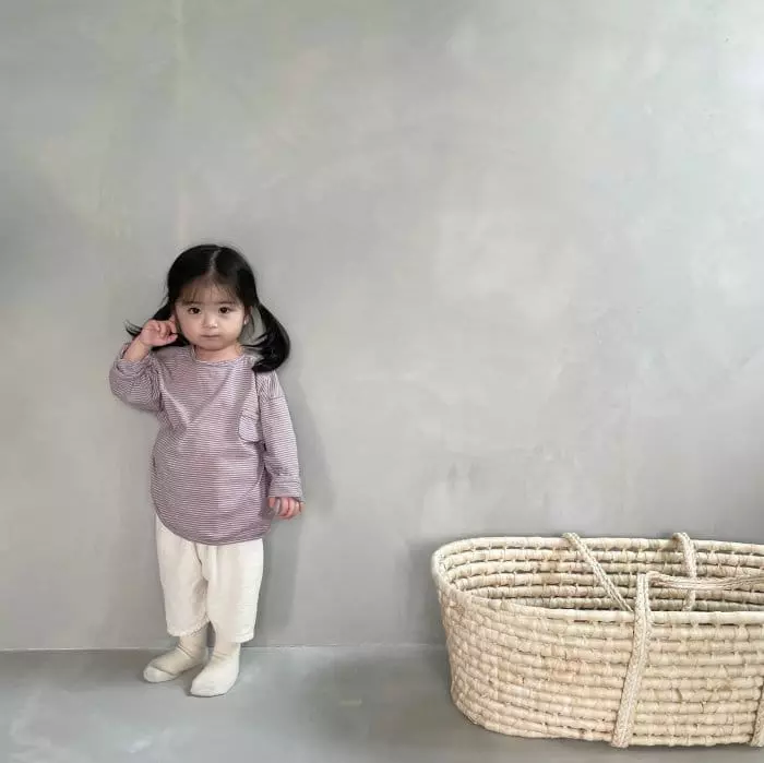 Bella Bambina - Korean Baby Fashion - #babyclothing - Bebe Easy Deggi Piping Tee - 7