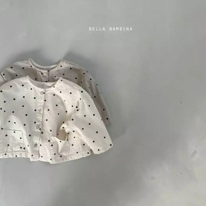 Bella Bambina - Korean Baby Fashion - #babyclothing - Bebe Dot Dnui Cardigan