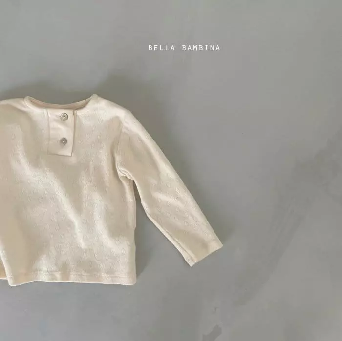 Bella Bambina - Korean Baby Fashion - #babyfashion - Bebe Noel Button Tee - 11