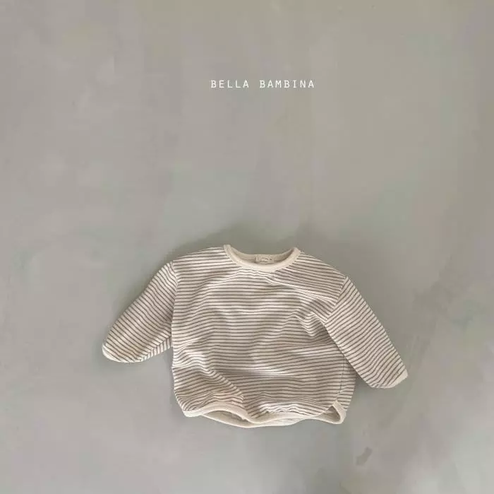 Bella Bambina - Korean Baby Fashion - #babygirlfashion - Bebe Bang Bang Stripes Piping Tee - 12