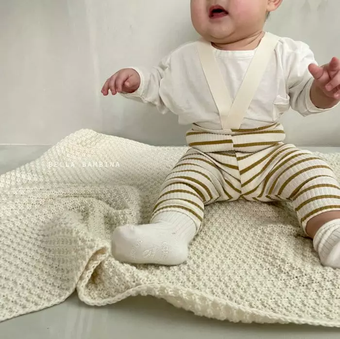 Bella Bambina - Korean Baby Fashion - #babygirlfashion - Bebe Dungarees Leggings - 5