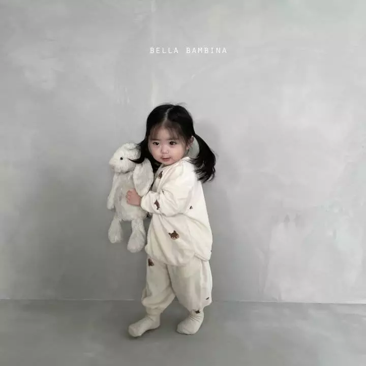 Bella Bambina - Korean Baby Fashion - #babygirlfashion - Bebe Arcon Piping Top Bottom Set - 4