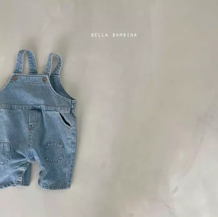 Bella Bambina - Korean Baby Fashion - #babylifestyle - Bebe Bbangdduck Dungarees Bodysuit