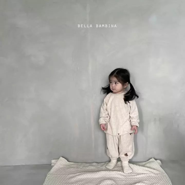 Bella Bambina - Korean Baby Fashion - #babyoninstagram - Bebe Arcon Piping Top Bottom Set - 5
