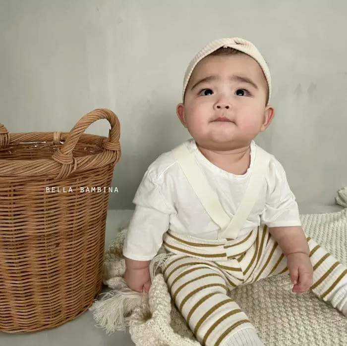 Bella Bambina - Korean Baby Fashion - #babyootd - Bebe Dungarees Leggings - 8