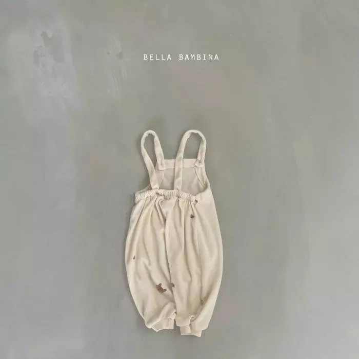 Bella Bambina - Korean Baby Fashion - #babyootd - Bebe Arcon Dungarees Bodysuit - 12