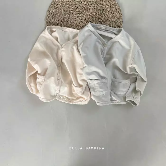 Bella Bambina - Korean Baby Fashion - #babyootd - Bebe Basic Cardigan - 3