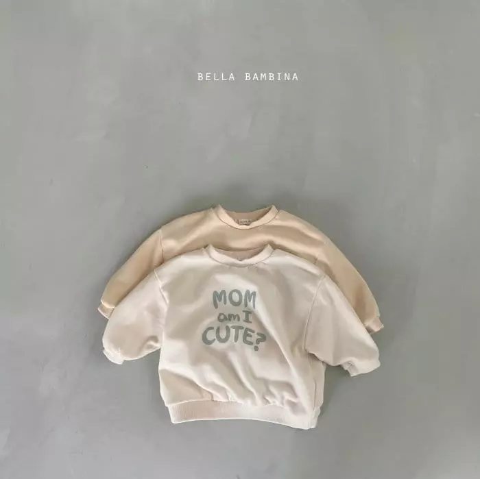 Bella Bambina - Korean Baby Fashion - #babyootd - Bebe Mommy Swaetshirt - 2